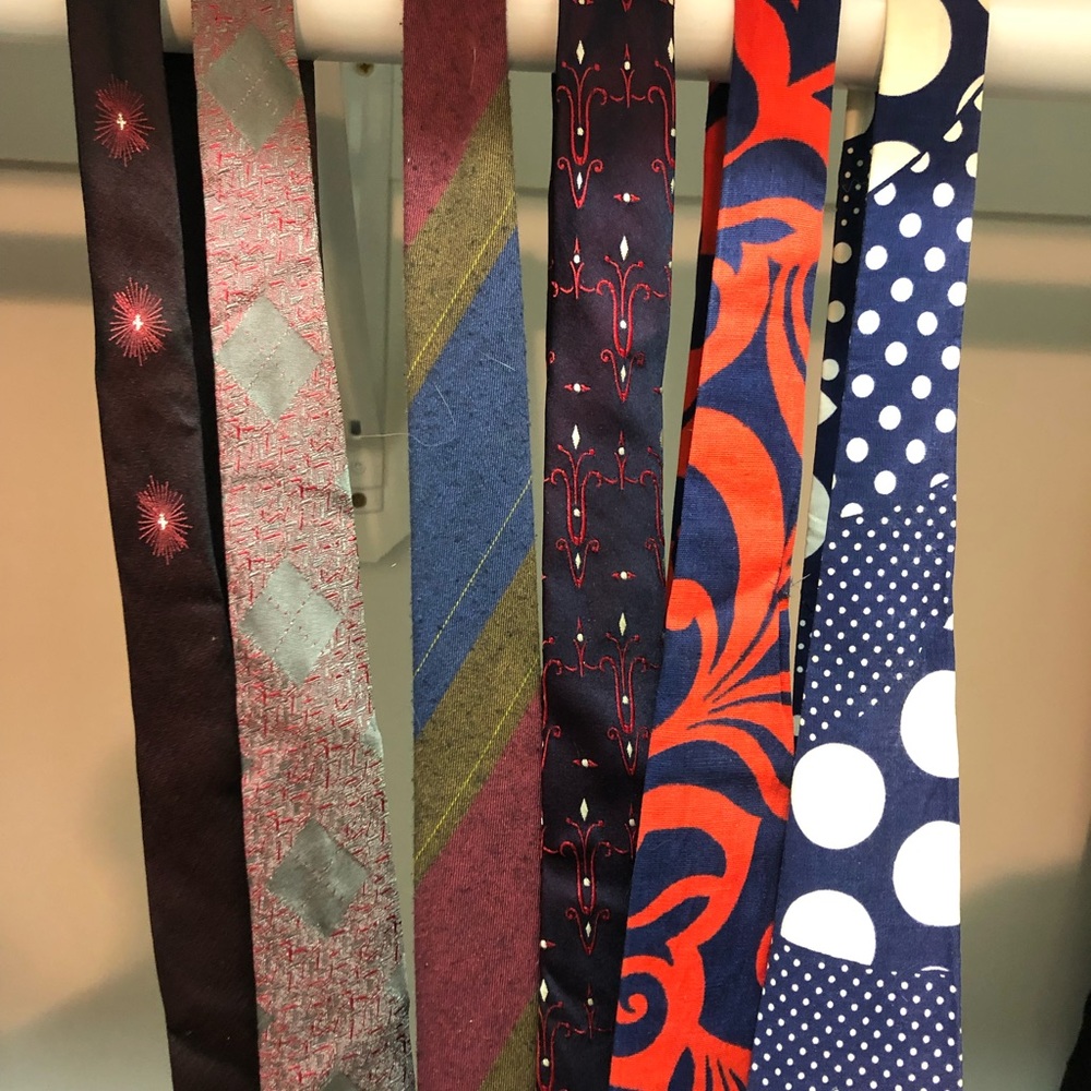 Lot of six vintage ties!